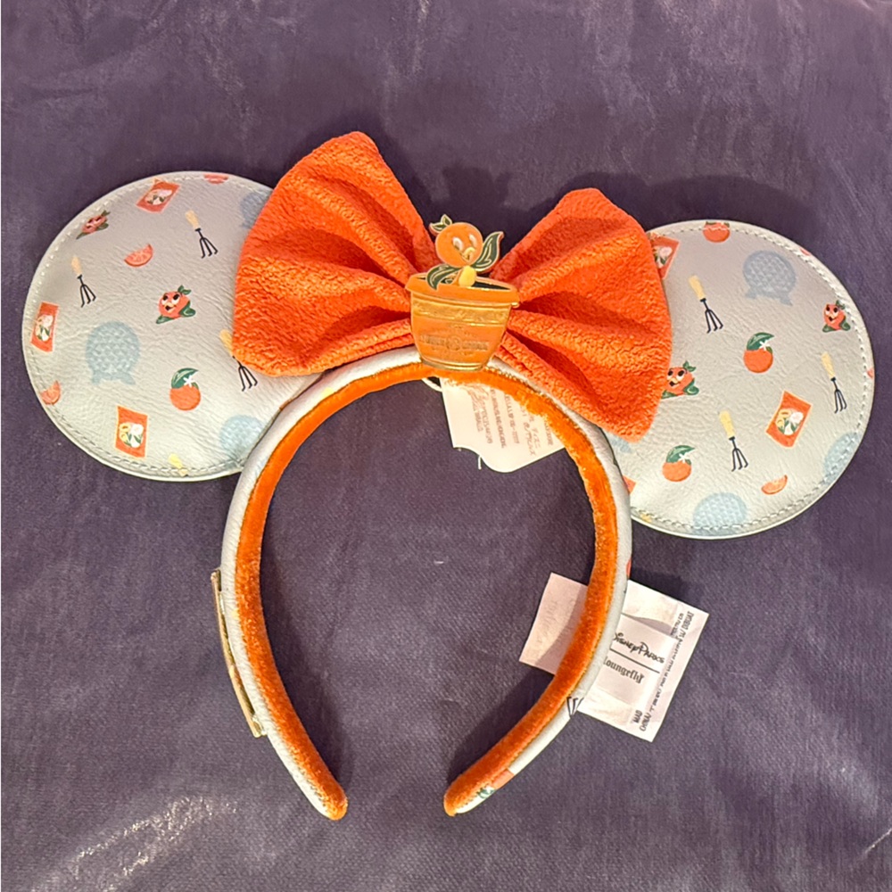Disney Parks x Loungefly Orange Bird Ears NWT – 2024 Flower & Garden